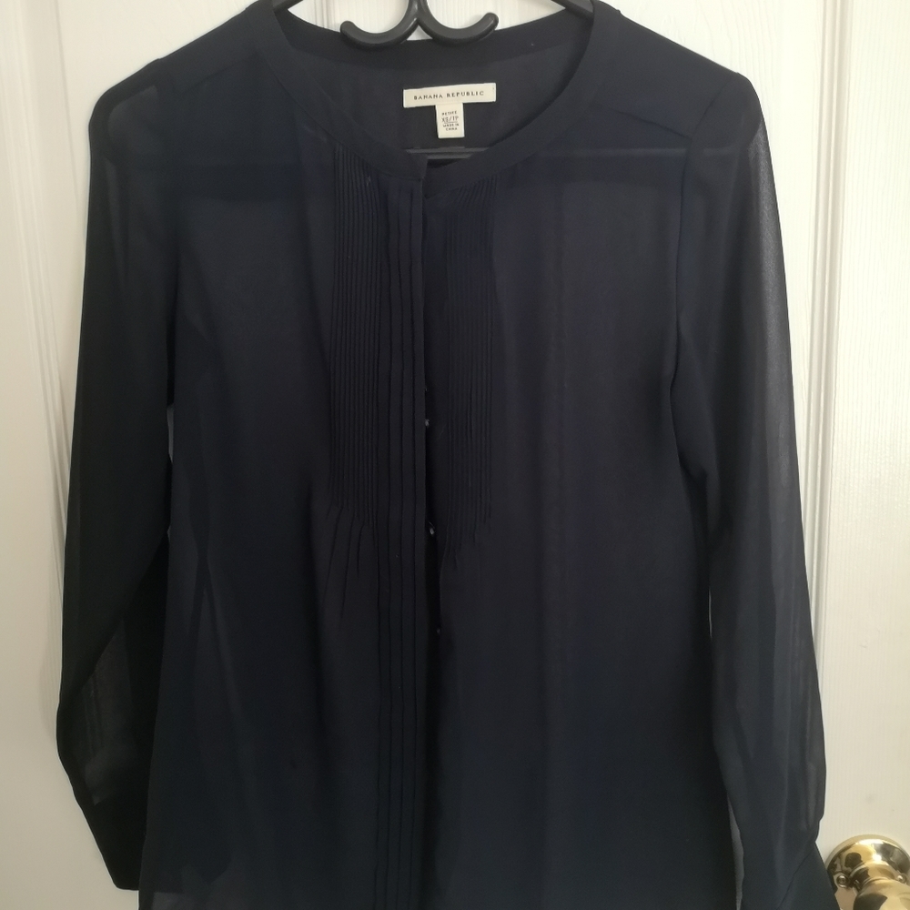 Chiffon Banana Republic top